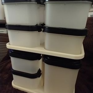 Vintage Tupperware spice carousel